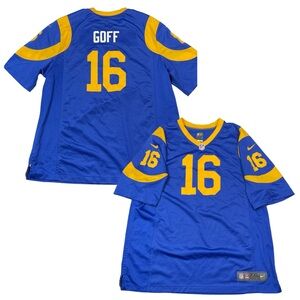 Nike Los Angeles Rams Jared Goff Size 2XL Football Jersey (Retail Price $140)